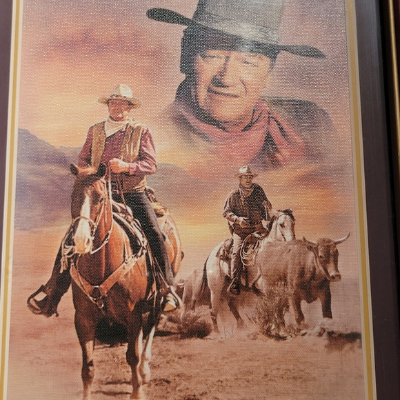 Bradford Exchange John Wayne collectible picture with signature, films, awards - Picture 5 of 5